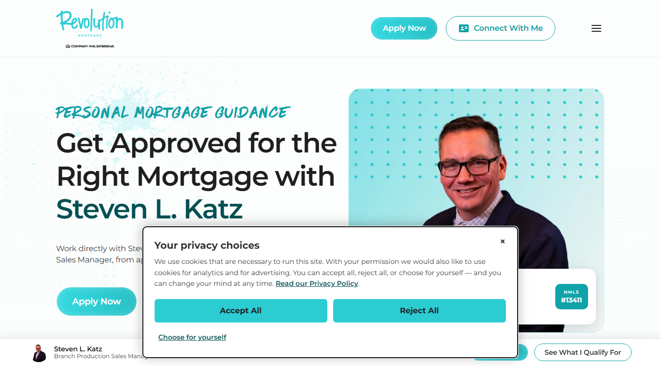 Website screenshot for Case Financial Services LLC