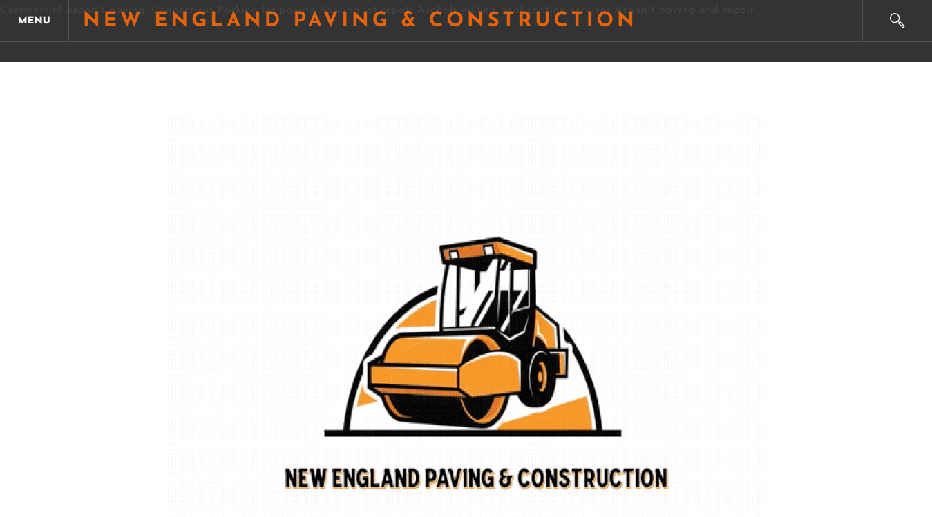Website screenshot for New England Paving & Construction