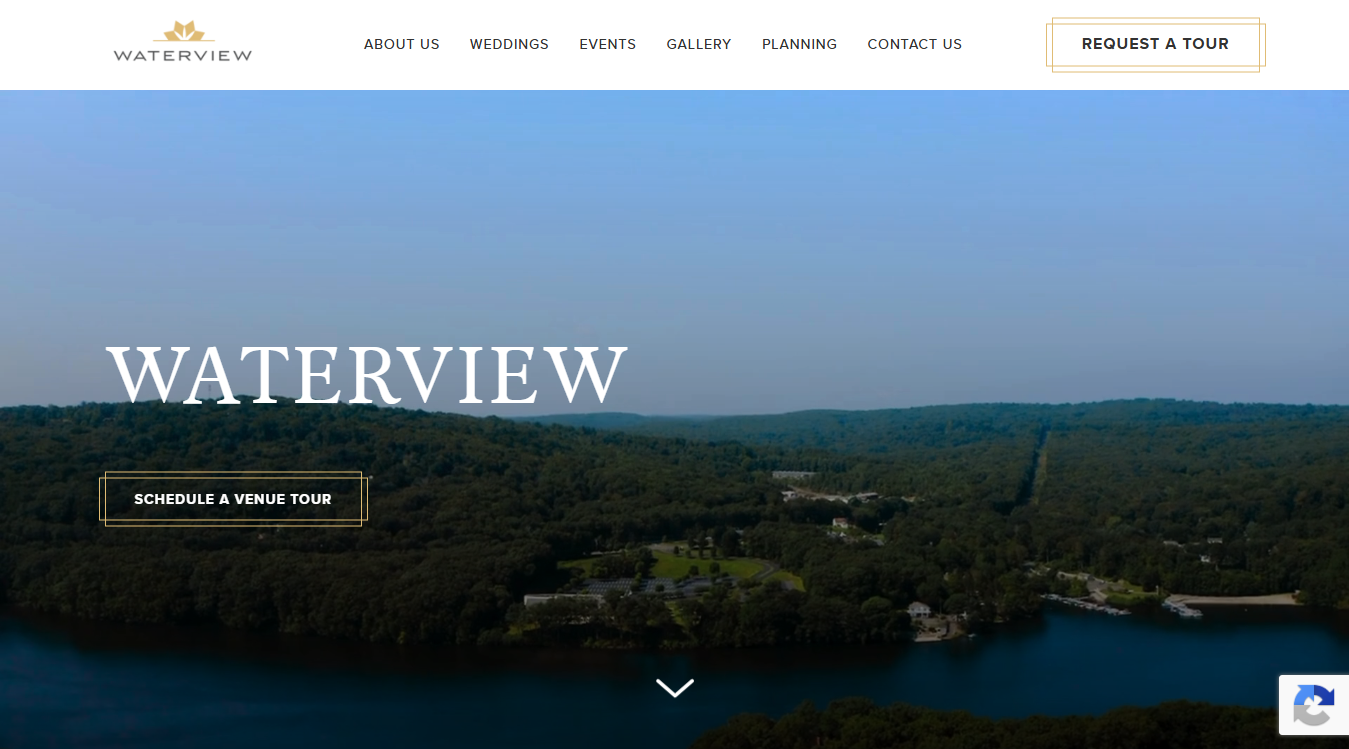 Website screenshot for The Waterview