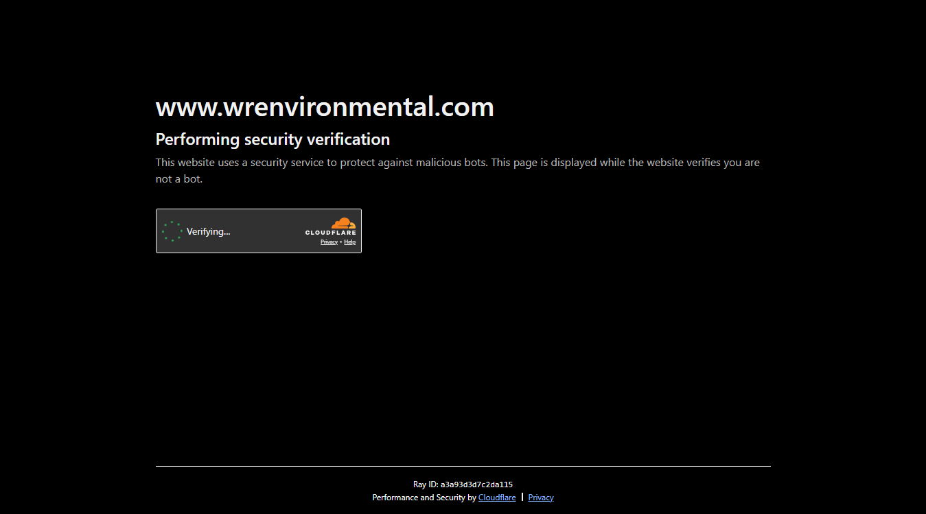 Website screenshot for Wind River Environmental of Monroe, CT