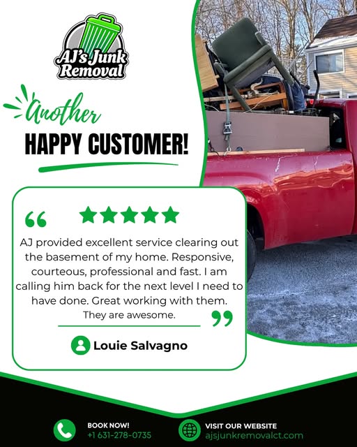 Instagram post by @ajsjunkremovalct